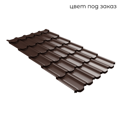 Металлочерепица Grand Line Kvinta plus 3D Drap Драп 0,5мм